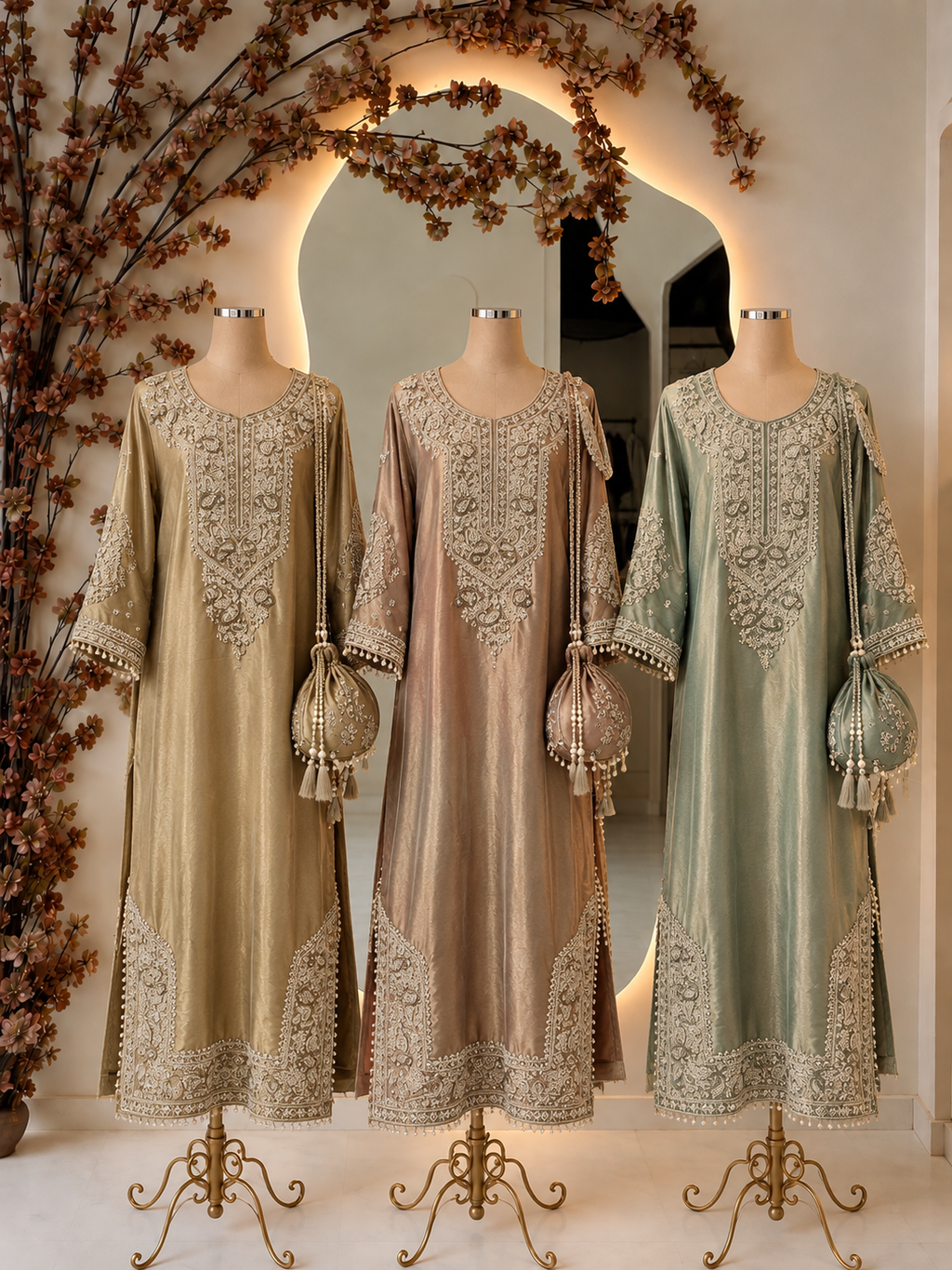 Mehr Long Side Slit Dress