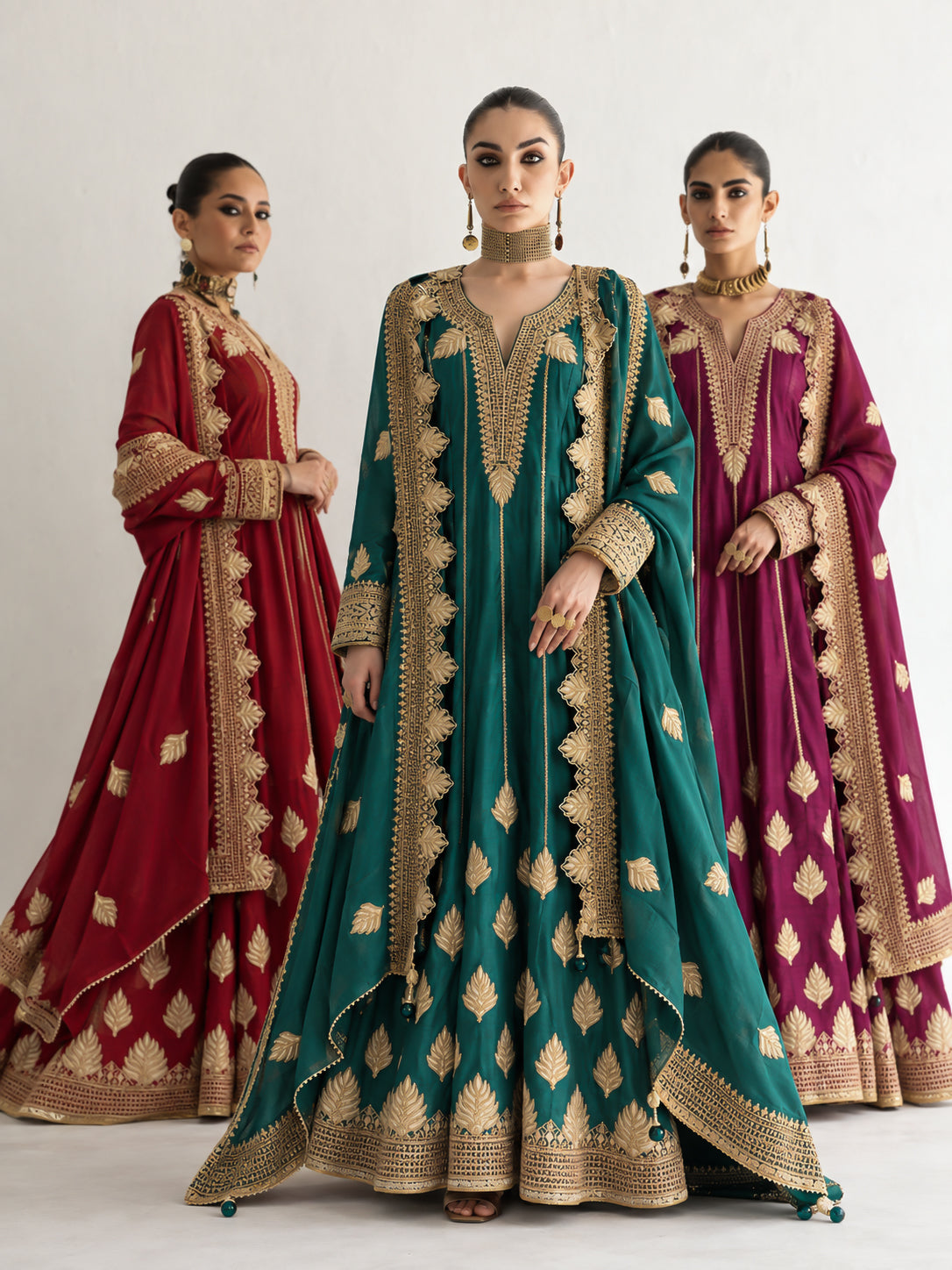 Rang-e-Noor Anarkali Set