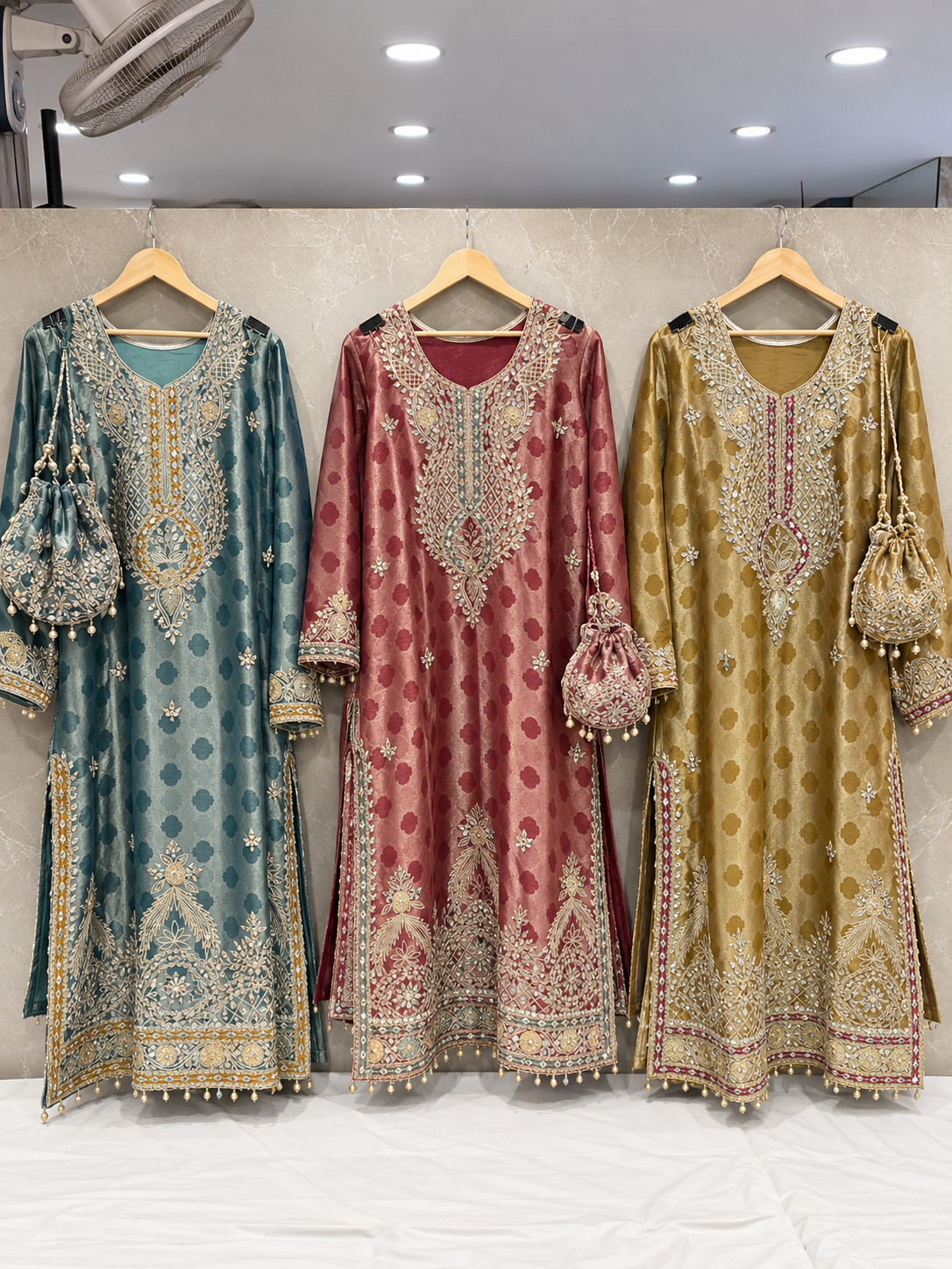 Gulnaar Long Side Slit Dress